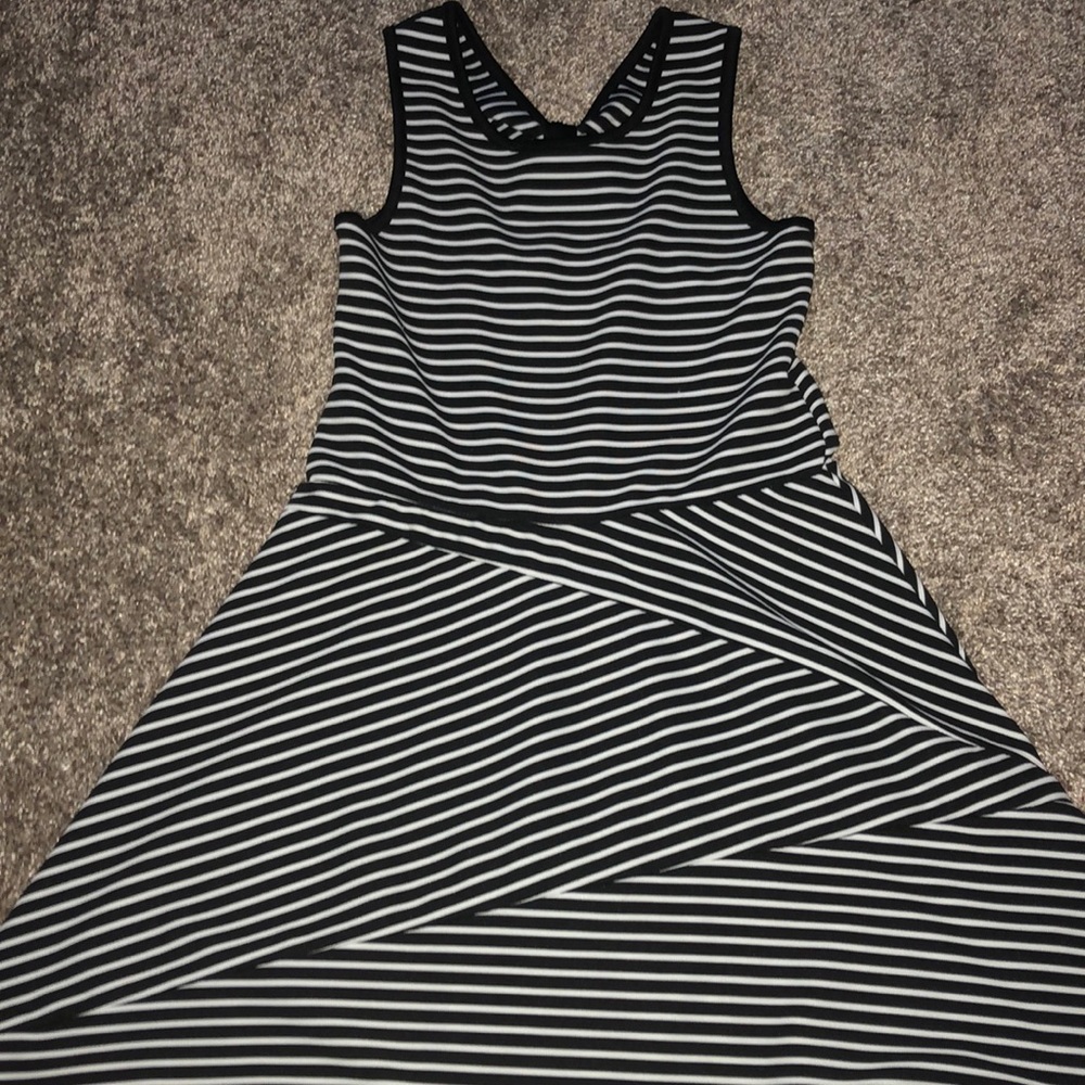 Black and white dress